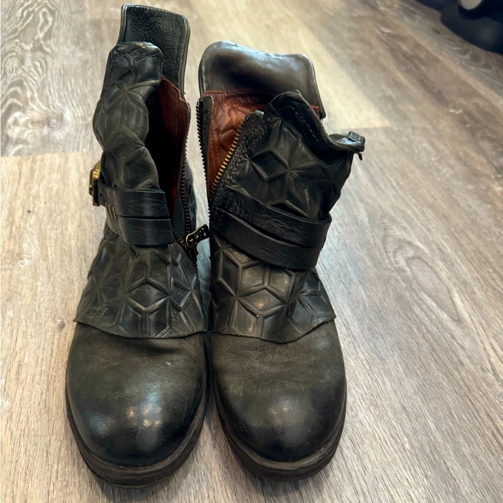 Western Inspired Ankle Boots